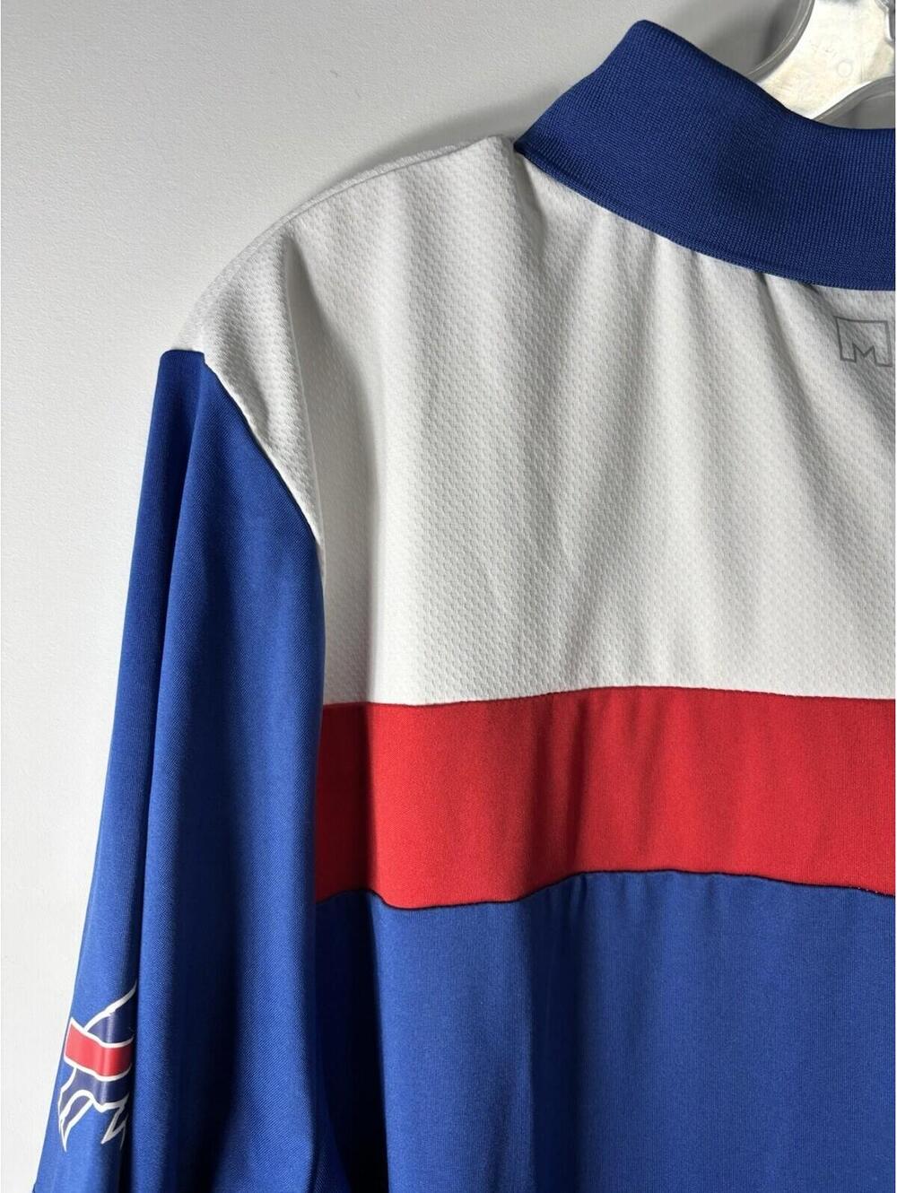 Men's Buffalo Bills MSX by Michael Strahan Color Block Performance Polo XL - Picture 9 of 15